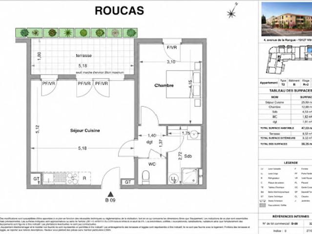 Vente Appartement 2 pièces 47 m2 Vitrolles