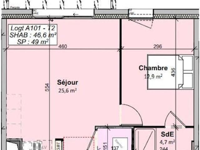 Vente Appartement 2 pièces 47 m2 Givrand