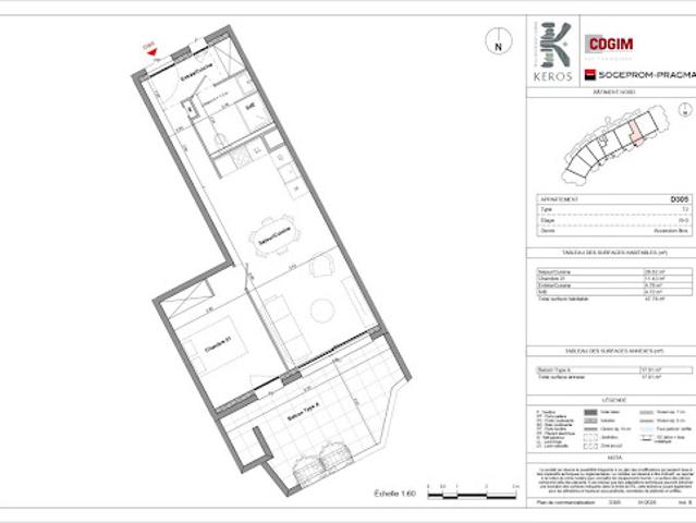 Vente Appartement 2 pièces 47.76 m2 Lattes