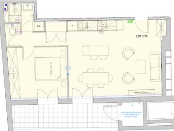 Vente Appartement 2 pièces 47 m2 Saint Genis Laval