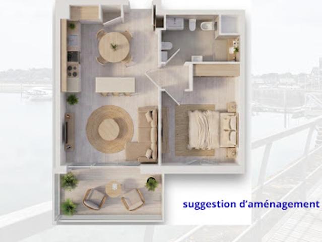 Vente Appartement 2 pièces 44.8 m2 Perros Guirec