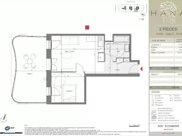 Vente Appartement 2 pièces 44.2 m2 Nice