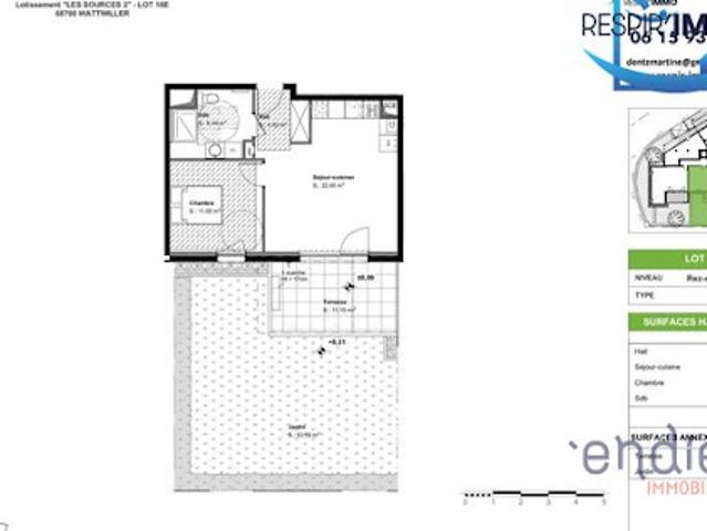 Vente Appartement 2 pièces 42 m2 Wattwiller