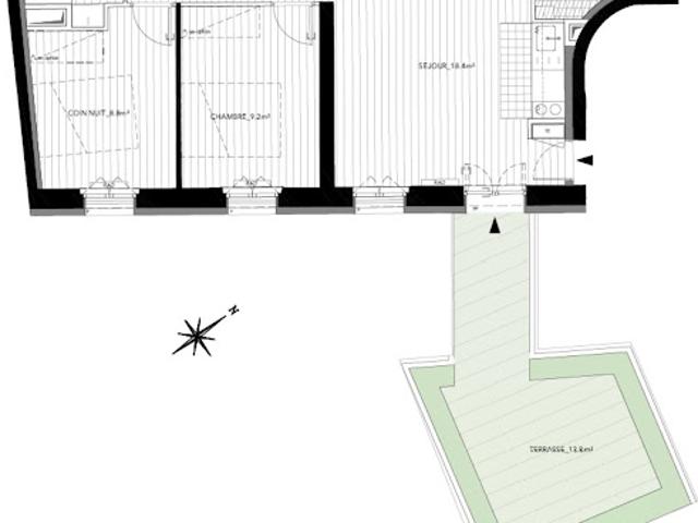 Vente Appartement 2 pièces 44 m2 Paris 17ème