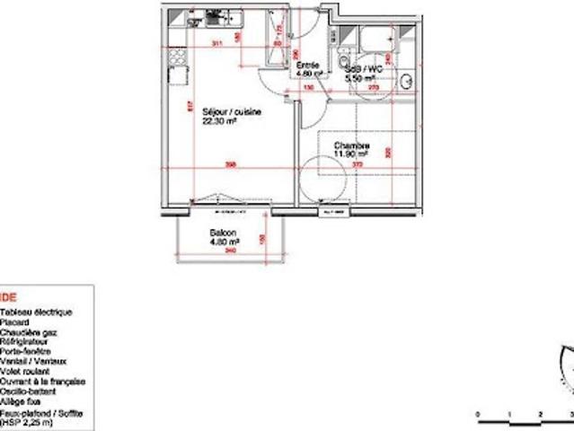 Vente Appartement 2 pièces 44 m2 Saint Martin Boulogne
