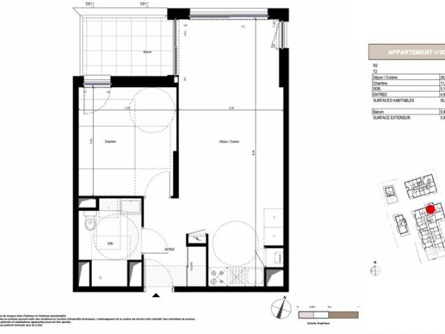 Vente Appartement 2 pièces