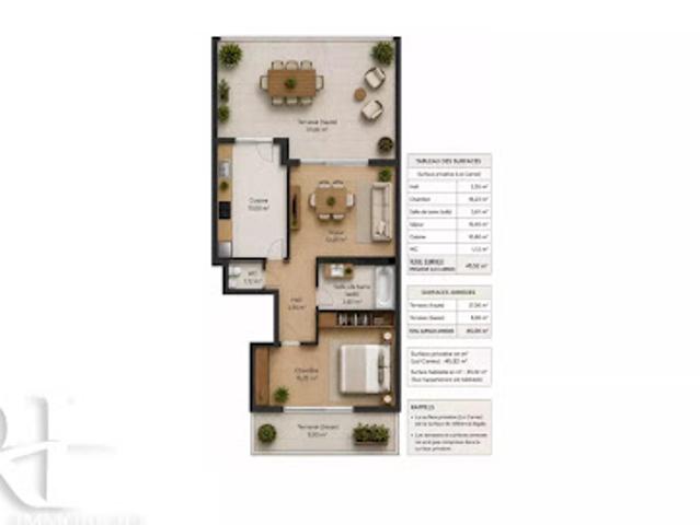 Vente Appartement 2 pièces 45.52 m2 Cannes