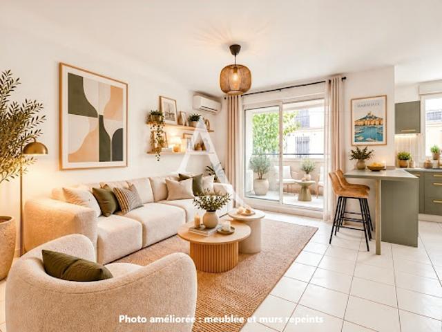 Vente Appartement 2 pièces 45.7 m2 Marseille 8ème