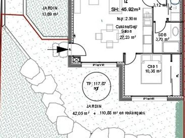 Vente Appartement 2 pièces 45.92 m2 Caveirac