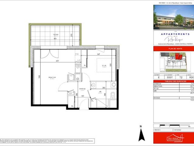 Vente Appartement 2 pièces 45.71 m2 Chateau thierry