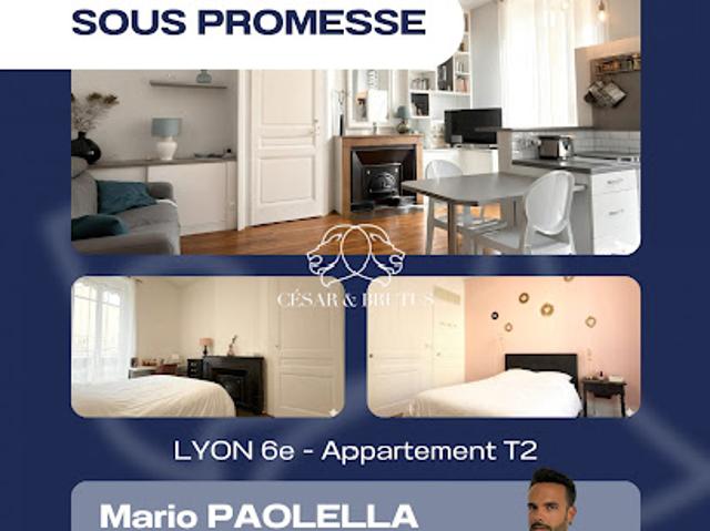 Vente Appartement 2 pièces 46.05 m2 Lyon 6ème