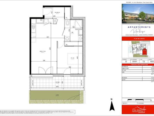 Vente Appartement 2 pièces 48.77 m2 Chateau thierry