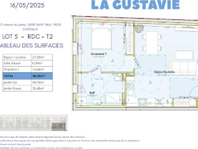 Vente Appartement 2 pièces 48 m2 Saint Paul Trois Châteaux