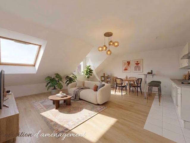 Vente Appartement 2 pièces 49.57 m2 Chevry Cossigny