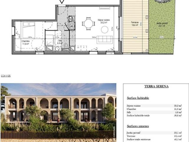 Vente Appartement 2 pièces 50 m2 Nages et Solorgues