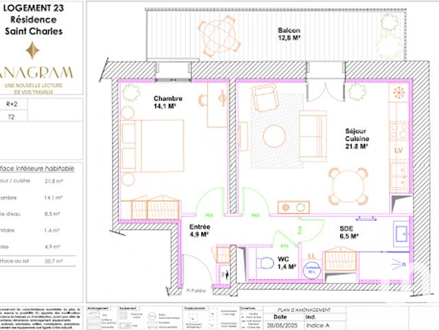 Vente Appartement 2 pièces 50 m2 Pignan