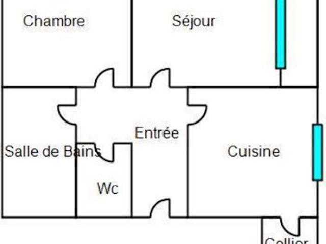 Vente Appartement 2 pièces 52.13 m2 Limoges