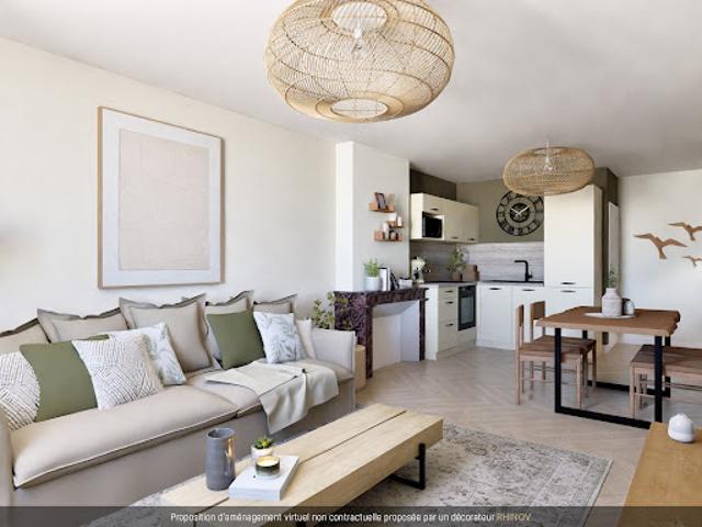 Vente Appartement 2 pièces 52 m2 Bourgoin Jallieu