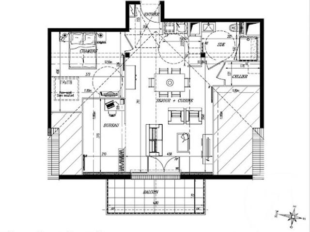 Vente Appartement 2 pièces 58 m2 Pornic