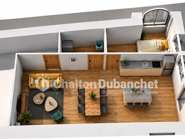 Vente Appartement 2 pièces 91 m2 Roanne