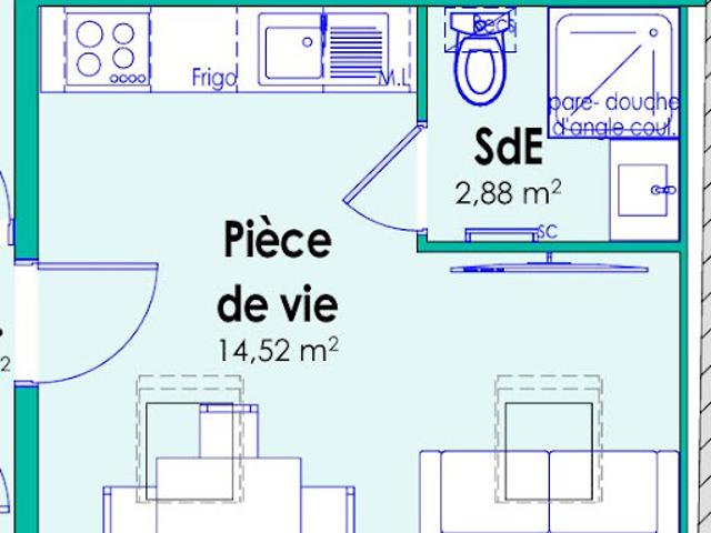 Vente Appartement 2 pièces 19 m2 Sainte Luce sur Loire