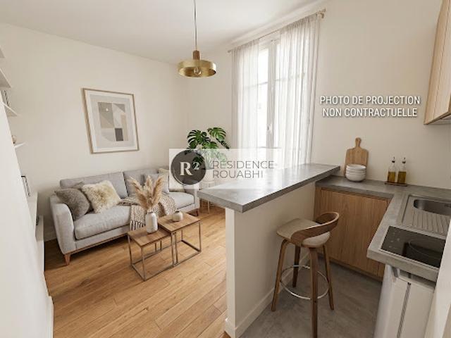 Vente Appartement 2 pièces 27.5 m2 Paris 17ème