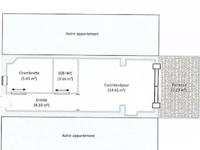 Vente Appartement 2 pièces 27.32 m2 Linguizzetta