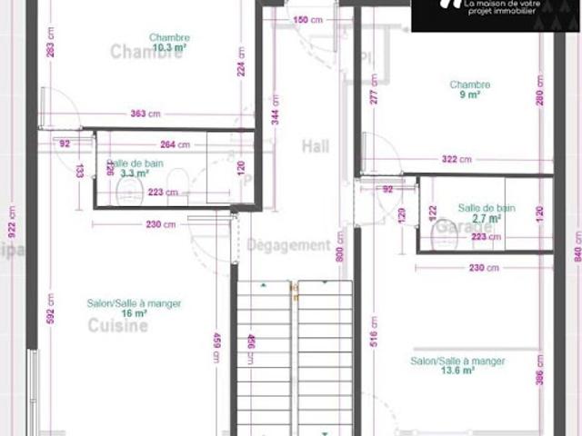 Vente Appartement 2 pièces 25 m2 Hennebont