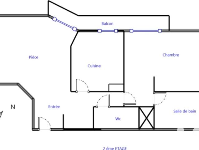 Vente Appartement 2 pièces