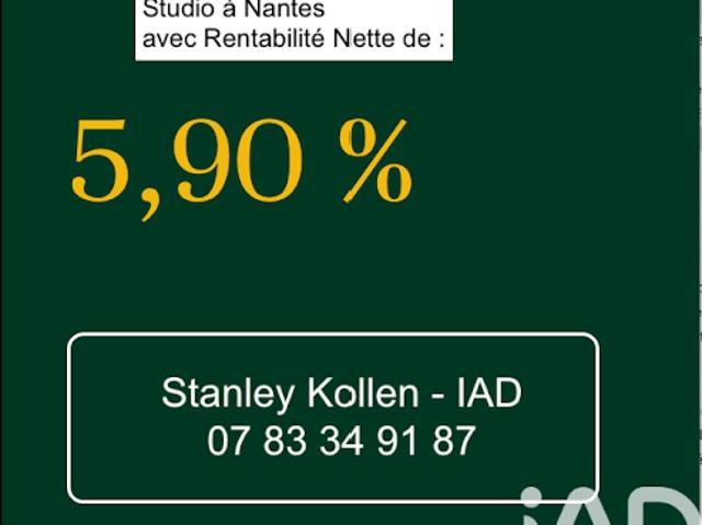 Vente Appartement 1 pièce 26 m2 Nantes