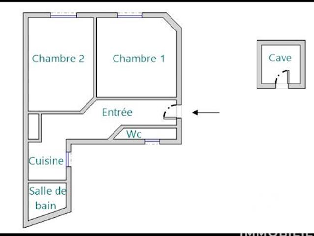 Vente Appartement 2 pièces 31 m2 Paris 14ème
