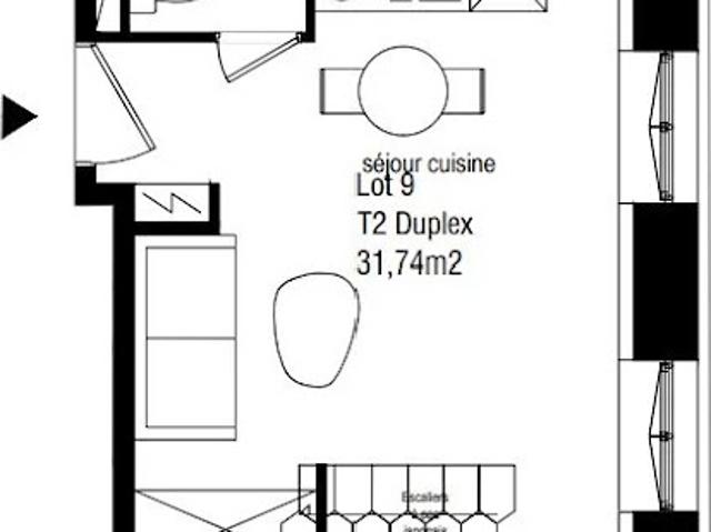 Vente Appartement 2 pièces 32.49 m2 Lyon 3ème