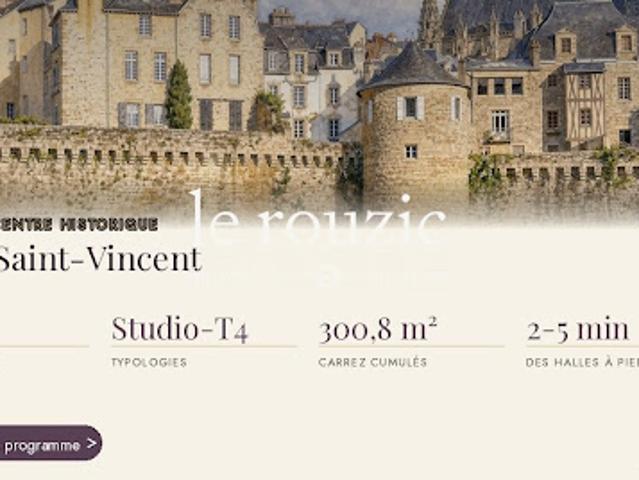 Vente Appartement 2 pièces 32.5 m2 Vannes