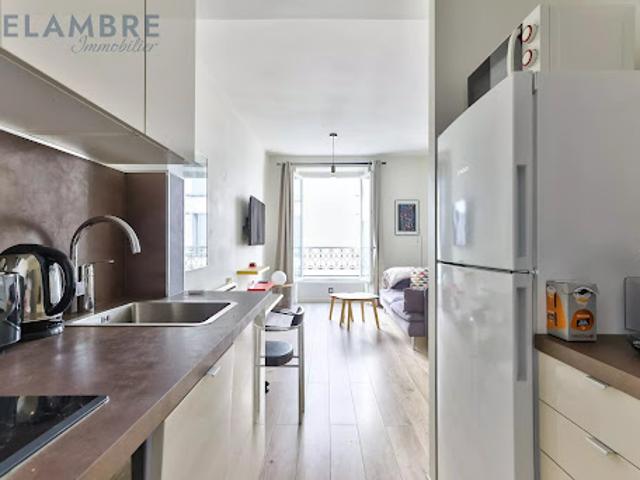 Vente Appartement 2 pièces 32.84 m2 Paris 18ème