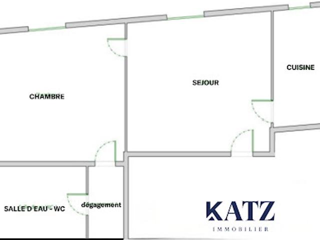 Vente Appartement 2 pièces 32 m2 Vanves