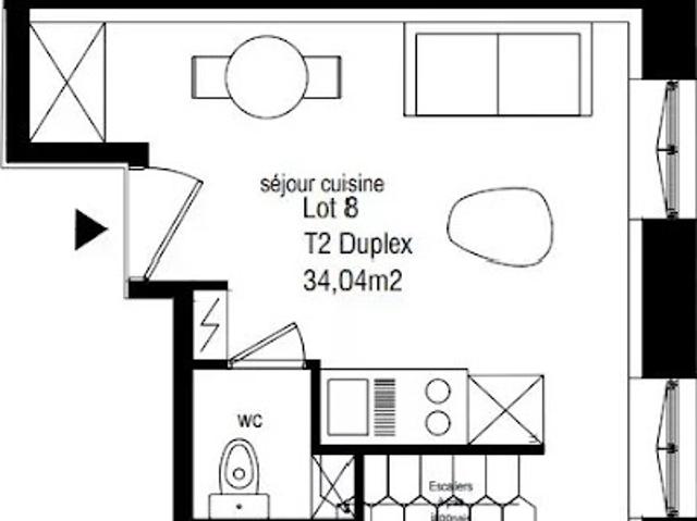 Vente Appartement 2 pièces 33.71 m2 Lyon 3ème