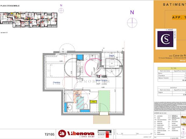 Vente Appartement 2 pièces 35.42 m2 Rognes