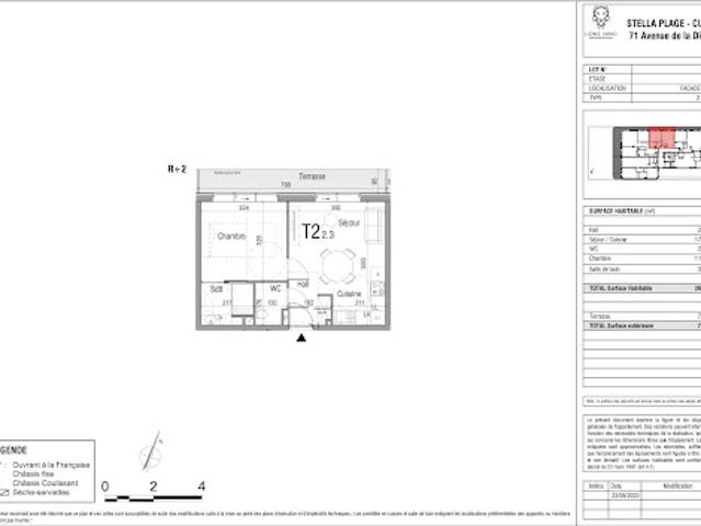 Vente Appartement 2 pièces 36.56 m2 Cucq