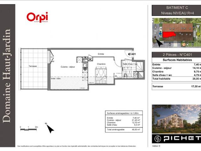 Vente Appartement 2 pièces 36 m2 Villerupt