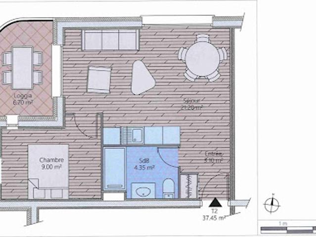 Vente Appartement 2 pièces 38.65 m2 Marseille 11ème