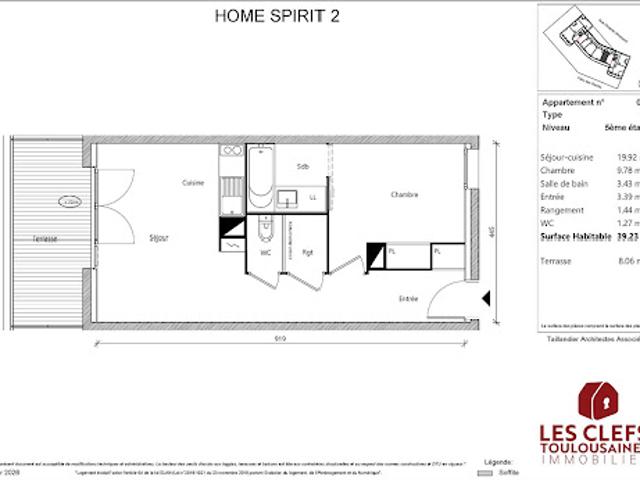 Vente Appartement 2 pièces 39 m2 Toulouse