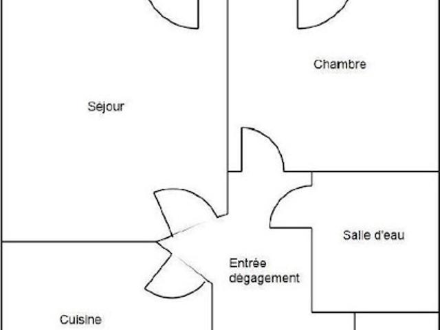 Vente Appartement 2 pièces 39 m2 Cazaubon