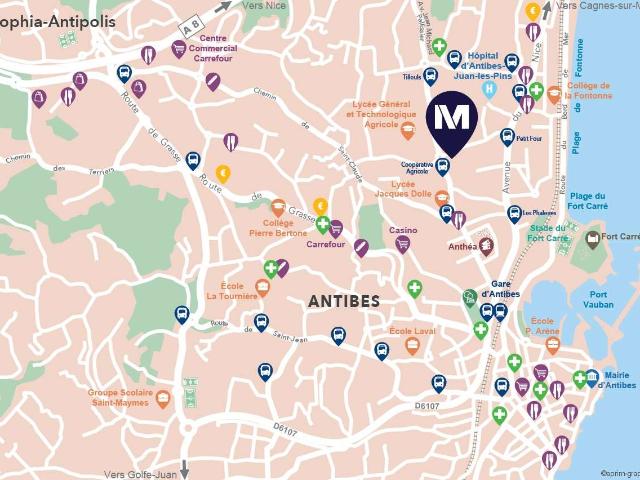 Vente appartement 2 pièces Antibes 06