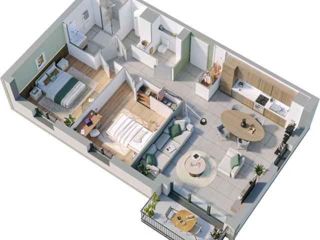 Vente appartement 2 pièces Benerville sur Mer 14