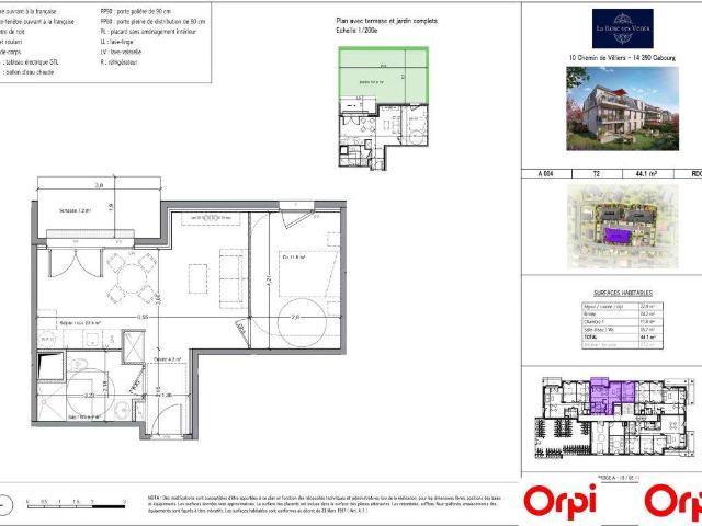 Vente appartement 2 pièces Cabourg 14