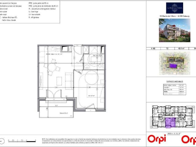 Vente appartement 2 pièces Cabourg 14