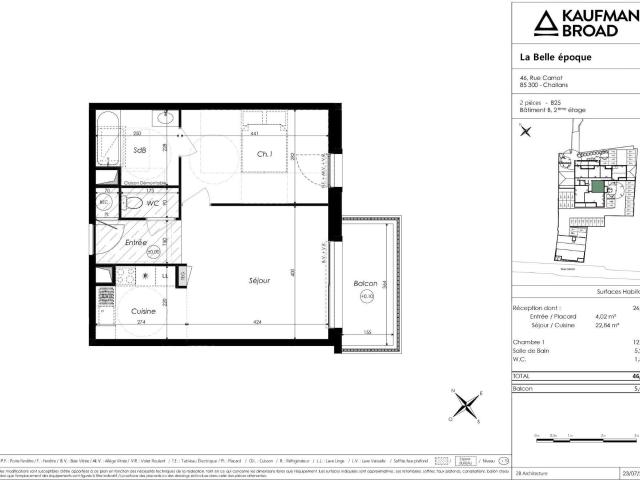Vente appartement 2 pièces Challans 85