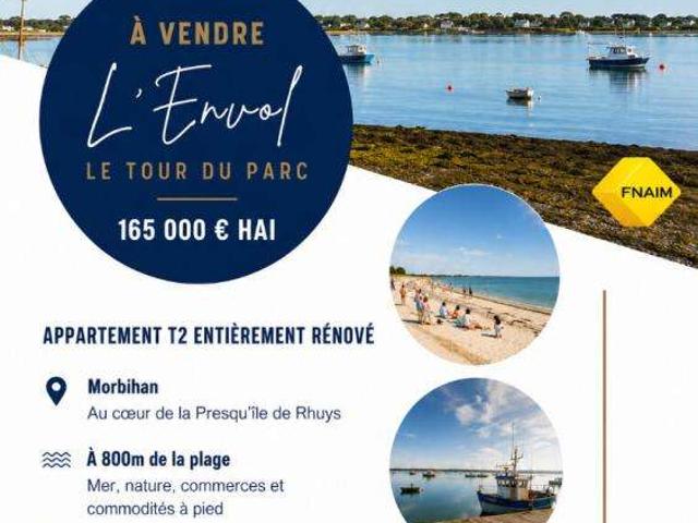 Vente appartement 2 pièces Le Tour du Parc 56