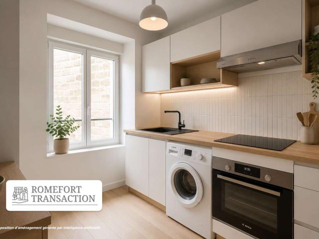 Vente appartement 2 pièces Nantes Saint Pasquier 44