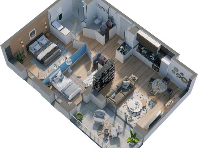 Vente appartement 2 pièces Nancy 54